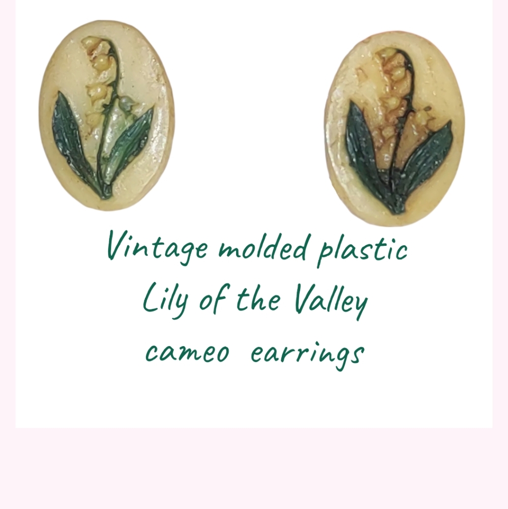 Lily Of The Valley Resin Earrings